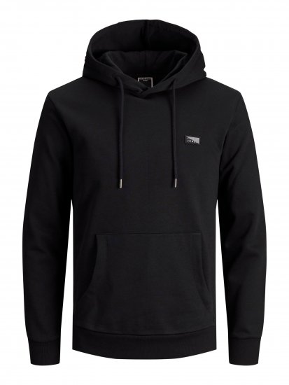 Jack & Jones JCOKING SWEAT HOOD Black - Herren-sweater und -hoodies - Herren-Sweater und -Hoodies in großen Größen