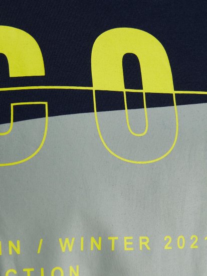 Jack & Jones JCOBOOSTER TEE Navy - Herren-T-shirts - Herren-T-Shirts in großen Größen