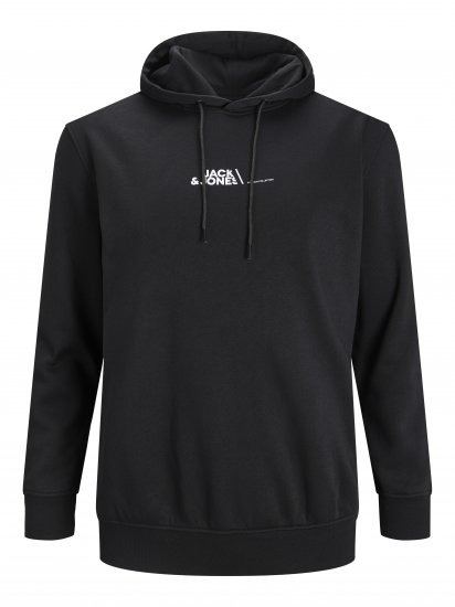 Jack & Jones JPRBLABOOSTER SWEAT Black - Herren-sweater und -hoodies - Herren-Sweater und -Hoodies in großen Größen