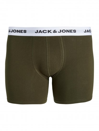Jack & Jones BASIC White WB Trunks 5-Pack Green - Herrenunterwäsche & bademode - Herrenunterwäsche & Bademode in großen Größen