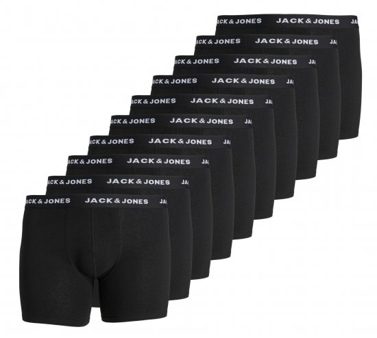 Jack & Jones JACHUEY Boxers 10-pack Black - Herrenunterwäsche & bademode - Herrenunterwäsche & Bademode in großen Größen