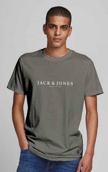 Jack & Jones JPRBLABOOSTER T-shirt Green - Herren-T-shirts - Herren-T-Shirts in großen Größen
