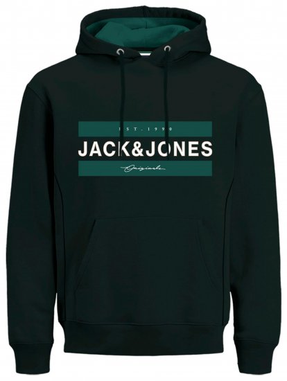 Jack & Jones JORFRIDAY Hoodie Black - Herren-sweater und -hoodies - Herren-Sweater und -Hoodies in großen Größen