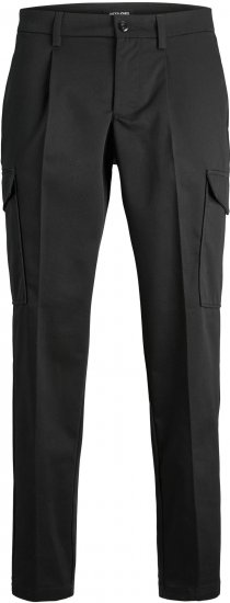 Jack & Jones JPSTBILL JJCLEAN TAPERED CARGO TROUSERS Black - Herren-jeans & -hosen - Herren-Jeans & -Hosen in großen Größen