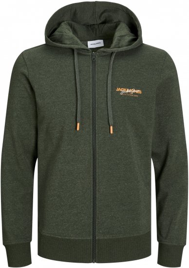 Jack & Jones ALVIS Hoodie Kombu Green - Herren-sweater und -hoodies - Herren-Sweater und -Hoodies in großen Größen