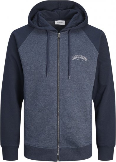 Jack & Jones Ricky Hoodie Navy Blazer - Herren-Sweater und -Hoodies in großen Größen - Herren-Sweater und -Hoodies in großen Größen