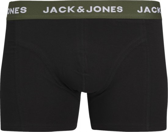 Jack & Jones JACARON Trunks 3-Pack Black - Herrenunterwäsche & bademode - Herrenunterwäsche & Bademode in großen Größen