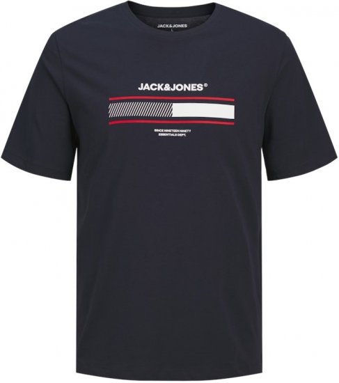 Jack & Jones SOUTH T-Shirt Navy Blazer - Herren-T-shirts - Herren-T-Shirts in großen Größen
