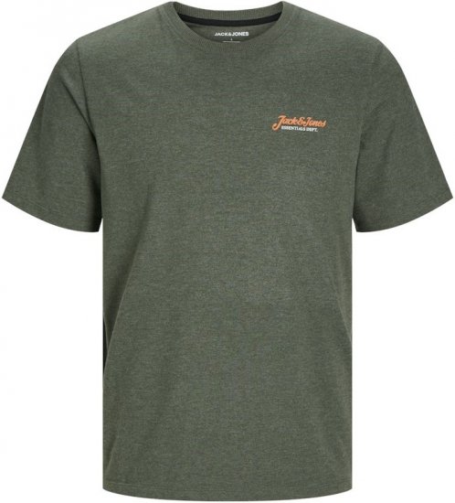 Jack & Jones ERIK T-Shirt Kombu Green - Herren-T-shirts - Herren-T-Shirts in großen Größen