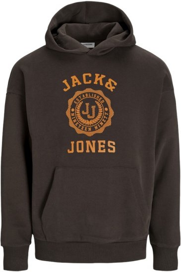 Jack & Jones VICTO Hoodie Brown - Herren-sweater und -hoodies - Herren-Sweater und -Hoodies in großen Größen