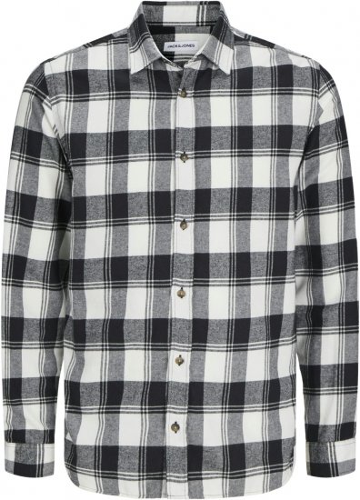 Jack & Jones JJJOSHUA Shirt White - Herrenhemden - Herrenhemden in großen Größen