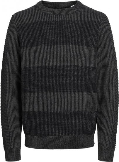 Jack & Jones HUGO Knitted Sweater Black - Herren-sweater und -hoodies - Herren-Sweater und -Hoodies in großen Größen