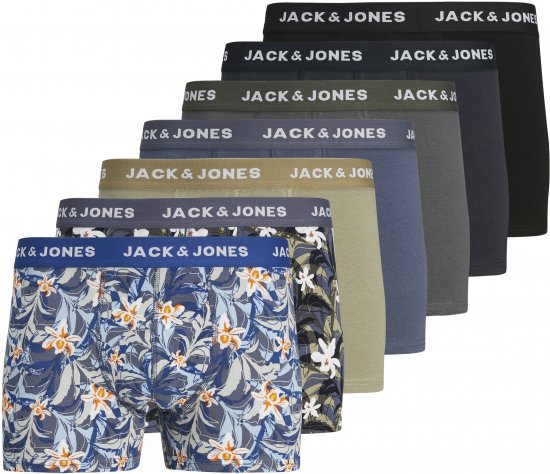 Jack & Jones JACMASON Trunks 7-Pack True Blue - Herrenunterwäsche & bademode - Herrenunterwäsche & Bademode in großen Größen