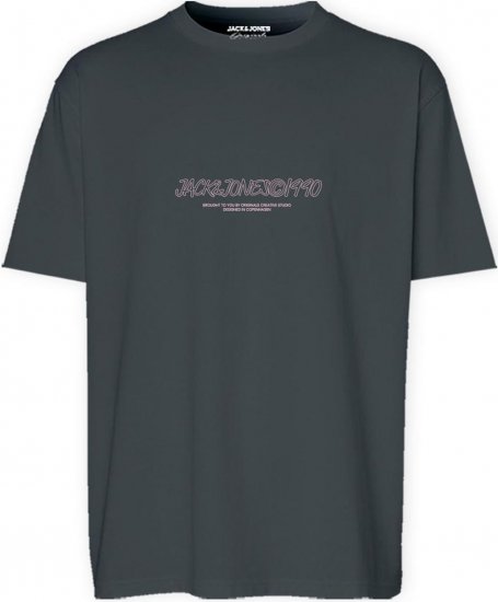 Jack & Jones JORBRONX T-Shirt Dark Turquoise Green - Herren-T-shirts - Herren-T-Shirts in großen Größen