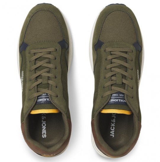 Jack & Jones Beech Combo Sneakers Green - Herrenschuhe 40-52 - 