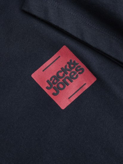 Jack & Jones Brandy Crew Neck T-Shirt Sky Captain - Herren-T-shirts - Herren-T-Shirts in großen Größen