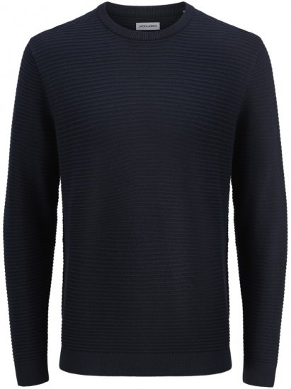 Jack & Jones Otto Crew Neck Knit Pullover Sky Captain - Herren-sweater und -hoodies - Herren-Sweater und -Hoodies in großen Größen