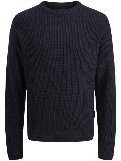 Jack & Jones Kaito Knit Crew Neck Pullover Sky Captain - Herren-sweater und -hoodies - Herren-Sweater und -Hoodies in großen Größen