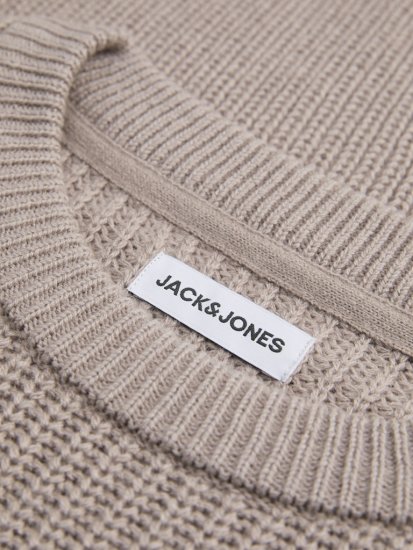 Jack & Jones Kaito Knit Crew Neck Pullover Atmosphere - Herren-sweater und -hoodies - Herren-Sweater und -Hoodies in großen Größen