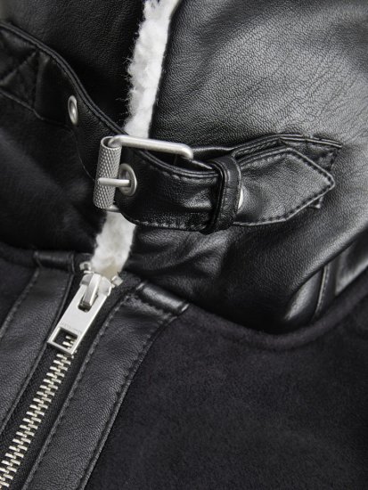 Jack & Jones Cole Aviator Jacket Black - Herren jacken - Herren Jacken in großen Größen