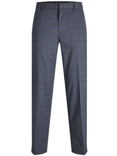 Jack & Jones Harry Pedro Formal Check Trousers Dark Navy - Herrenanzüge und -blazer - Herrenanzüge und -blazer in großen Größen