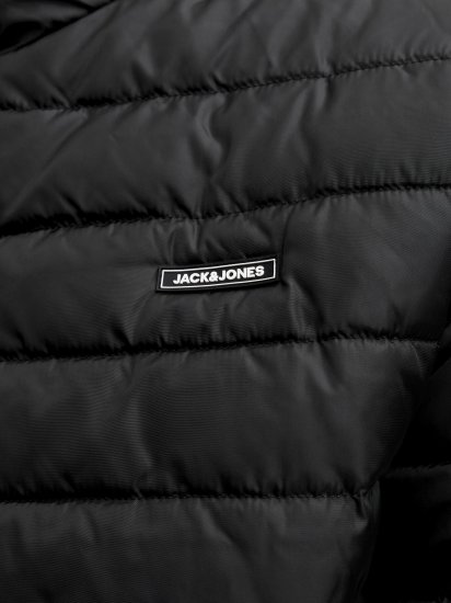 Jack & Jones Elvis Light Puffer Collar Jacket Black - Herren jacken - Herren Jacken in großen Größen