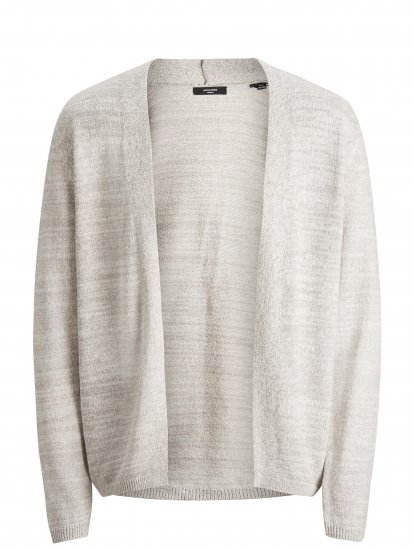 Jack & Jones Blasonic Knit Cardigans Egret - Herren-sweater und -hoodies - Herren-Sweater und -Hoodies in großen Größen