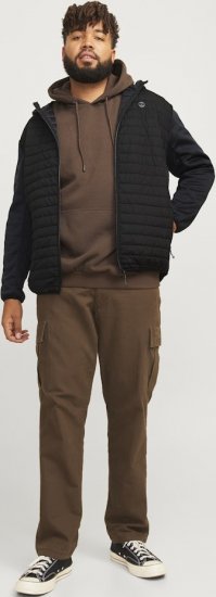 Jack & Jones MULTI QUILTED SET-IN Sleeves Jacket Black - Herren jacken - Herren Jacken in großen Größen