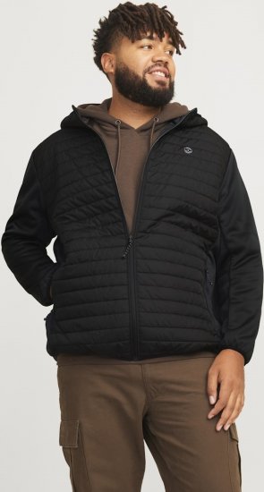 Jack & Jones MULTI QUILTED SET-IN Sleeves Jacket Black - Herren jacken - Herren Jacken in großen Größen