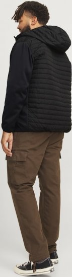 Jack & Jones MULTI QUILTED SET-IN Sleeves Jacket Black - Herren jacken - Herren Jacken in großen Größen