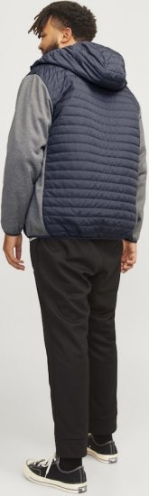 Jack & Jones MULTI QUILTED SET-IN Sleeves Jacket Grey Melange - Herren jacken - Herren Jacken in großen Größen