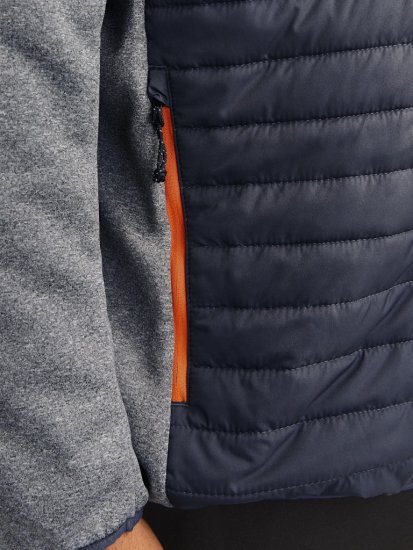 Jack & Jones MULTI QUILTED SET-IN Sleeves Jacket Grey Melange - Herren jacken - Herren Jacken in großen Größen