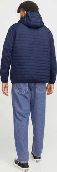 Jack & Jones MULTI QUILTED SET-IN Sleeves Jacket Navy Blazer - Herren jacken - Herren Jacken in großen Größen