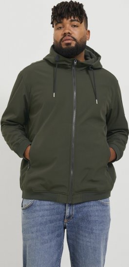 Jack & Jones BASIC Water-Resistant Softshell Jacket Green - Herren jacken - Herren Jacken in großen Größen