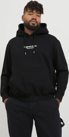 Jack & Jones ESTERBRO Hoodie Black - Herren-sweater und -hoodies - Herren-Sweater und -Hoodies in großen Größen