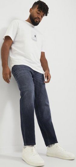 Jack & Jones GLENN FOX GE 224 Jeans Blue Denim - Herren-jeans & -hosen - Herren-Jeans & -Hosen in großen Größen