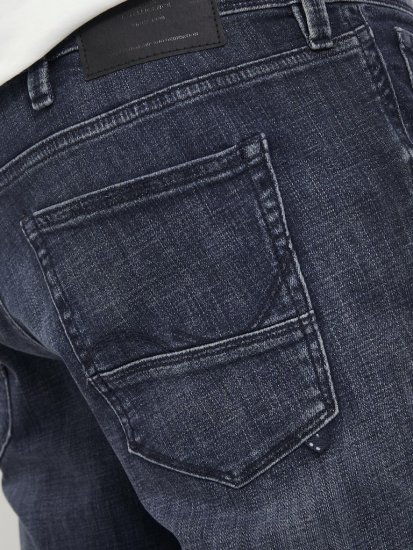 Jack & Jones GLENN FOX GE 224 Jeans Blue Denim - Herren-jeans & -hosen - Herren-Jeans & -Hosen in großen Größen