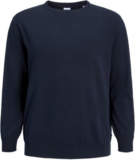 Jack & Jones BASIC Knitted Sweater Navy Blazer - Herren-sweater und -hoodies - Herren-Sweater und -Hoodies in großen Größen