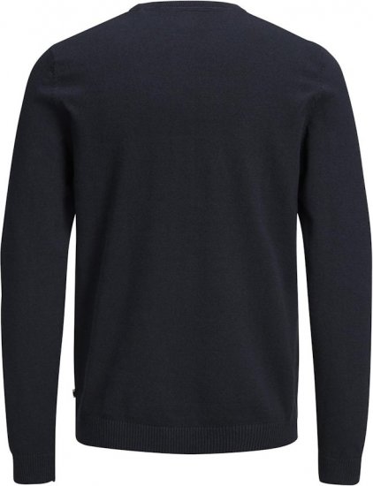 Jack & Jones BASIC Knitted Sweater Navy Blazer - Herren-sweater und -hoodies - Herren-Sweater und -Hoodies in großen Größen