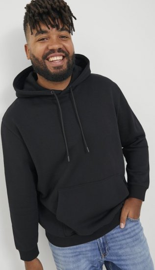 Jack & Jones BRADLEY Hoodie Black - Herren-sweater und -hoodies - Herren-Sweater und -Hoodies in großen Größen