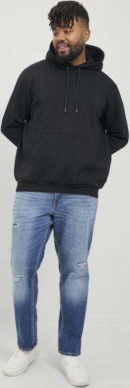 Jack & Jones BRADLEY Hoodie Black - Herren-sweater und -hoodies - Herren-Sweater und -Hoodies in großen Größen