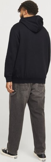 Jack & Jones CORP LOGO PLAY 5 Print Hoodie Black - Herren-sweater und -hoodies - Herren-Sweater und -Hoodies in großen Größen