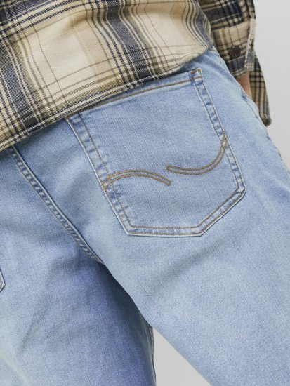 Jack & Jones MIKE JORIGINAL SQ 330 Jeans Blue Denim - Herren-jeans & -hosen - Herren-Jeans & -Hosen in großen Größen