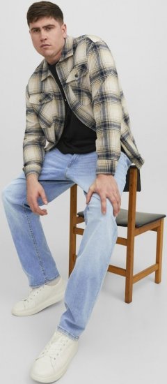 Jack & Jones MIKE JORIGINAL SQ 330 Jeans Blue Denim - Herren-jeans & -hosen - Herren-Jeans & -Hosen in großen Größen