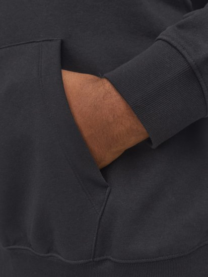 Jack & Jones STAR Hoodie Black - Herren-sweater und -hoodies - Herren-Sweater und -Hoodies in großen Größen
