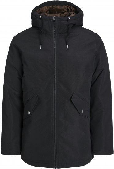 Jack & Jones JJLOOP Parka Black - Herren jacken - Herren Jacken in großen Größen