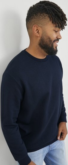 Jack & Jones BRADLEY Sweatshirt Navy Blazer - Herren-sweater und -hoodies - Herren-Sweater und -Hoodies in großen Größen