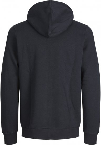 Jack & Jones BRADLEY Zip Hoodi Black - Herren-sweater und -hoodies - Herren-Sweater und -Hoodies in großen Größen