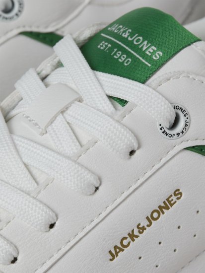Jack & Jones Ealing 7992 Sneakers White/TREKKING GREEN - Herrenschuhe 40-52 - 