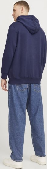 Jack & Jones CALEB Hoodie Navy Blazer - Herren-sweater und -hoodies - Herren-Sweater und -Hoodies in großen Größen